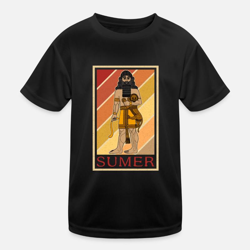 Geschichte Iran Osten Lehrer Sumer Antike Kinder Funktions-T-Shirt