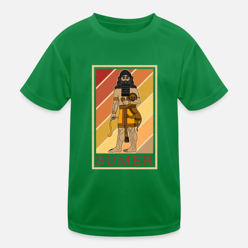 Geschichte Iran Osten Lehrer Sumer Antike Kinder Funktions-T-Shirt