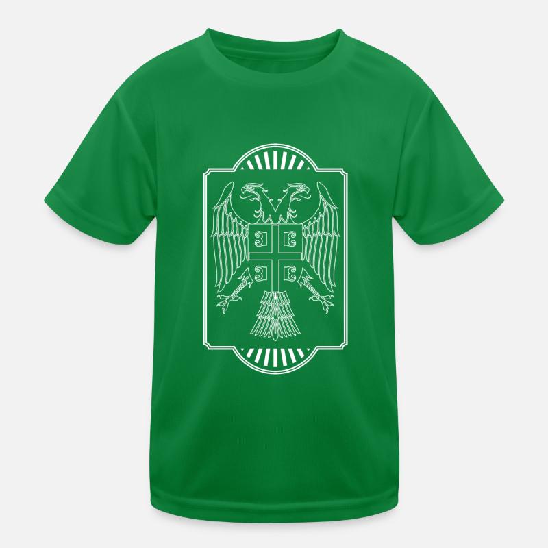 Serbein Serbe Serbisch Herkunft Belgrad Jugoslavij Kinder Funktions-T-Shirt