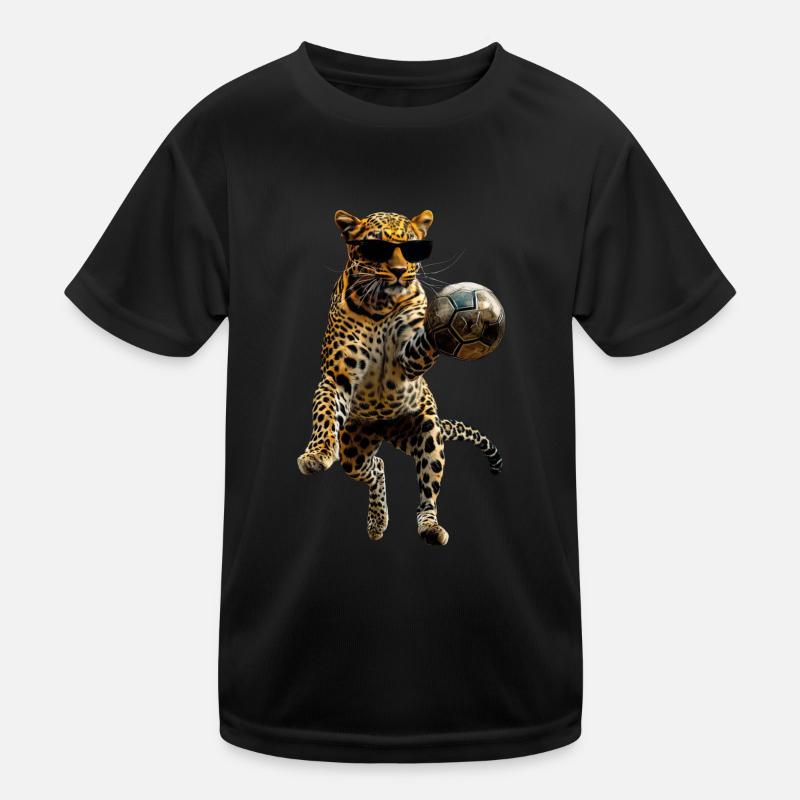 Leopardo Camiseta funcional para niños
