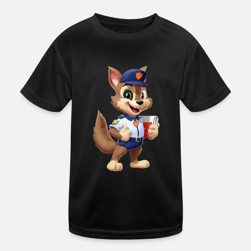 Mail Squirrel Kids Functional T-Shirt