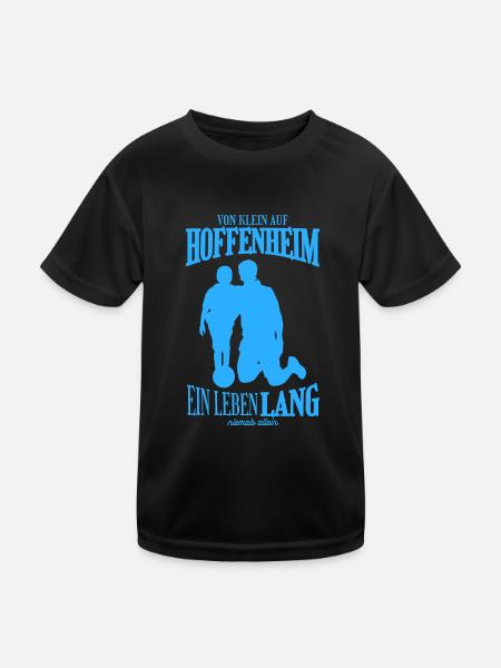 Hoffenheim Fußball Fans Geschenk - Kinder Funktions-T-Shirt - Schwarz