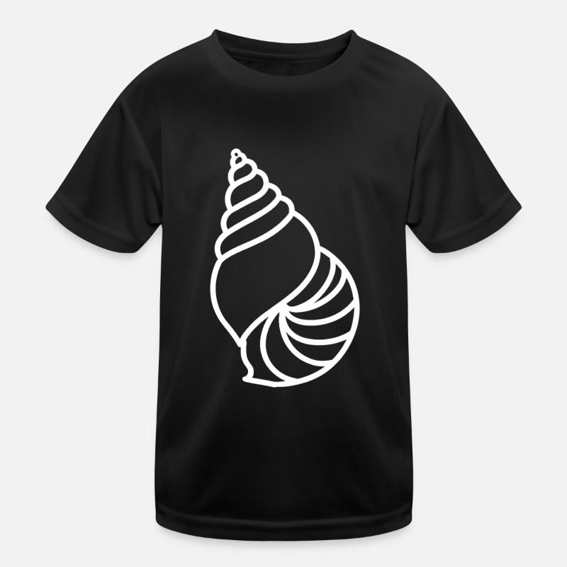 Muschel Kinder Funktions-T-Shirt