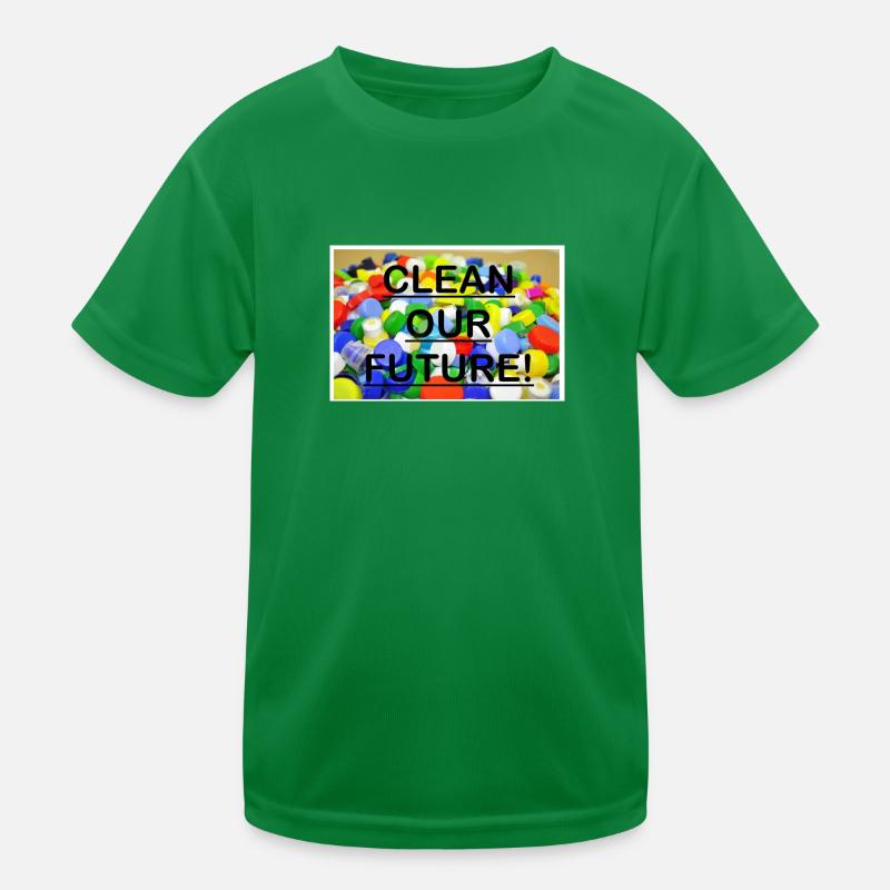 Future plastic Kids Functional T-Shirt