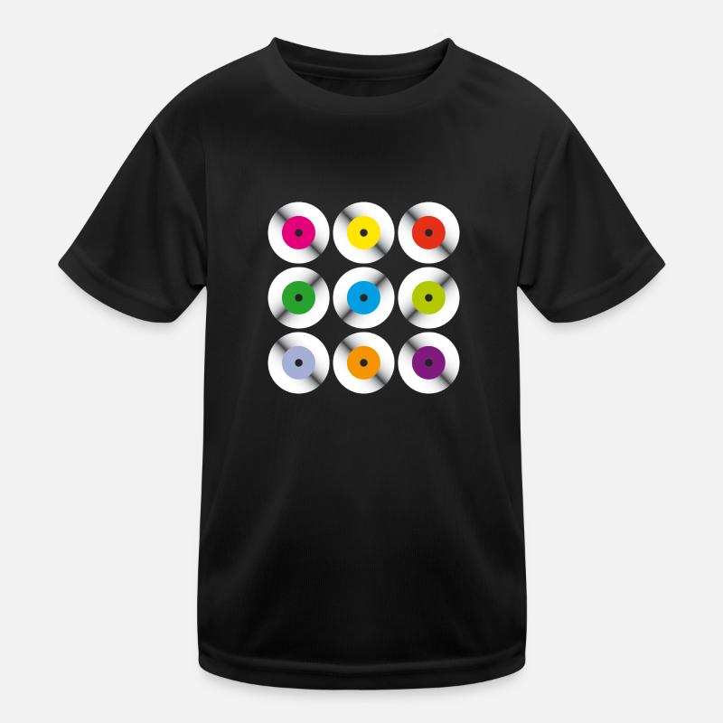 Jukebox Disques Vinyles T-shirt sport Enfant