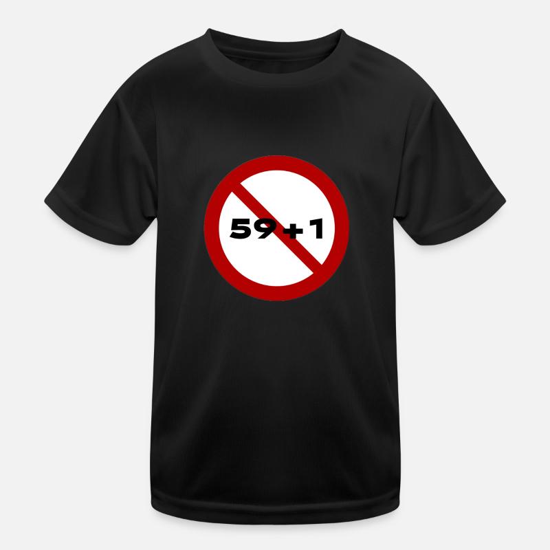 No 59+1 Kids Functional T-Shirt