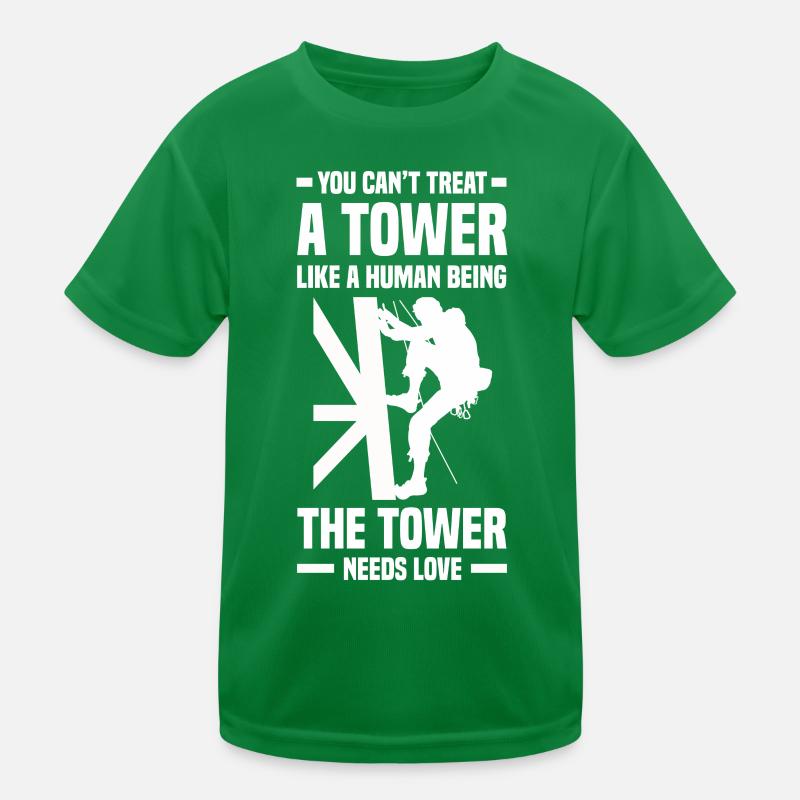 Turmbesteiger Kinder Funktions-T-Shirt