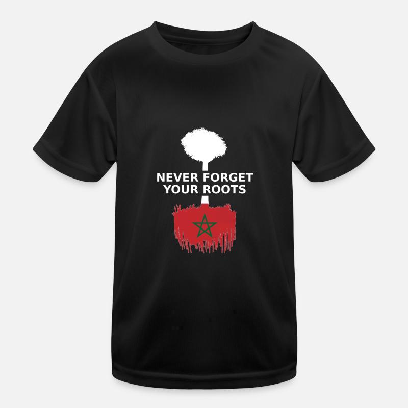 Morocco Moroccan roots Kids Functional T-Shirt