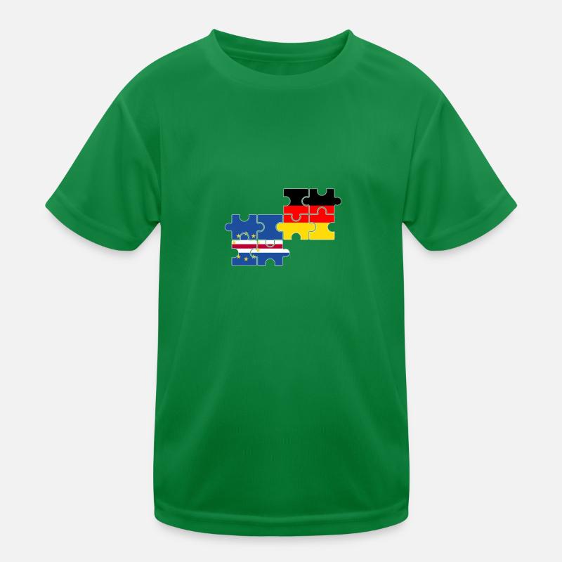 Cap-Vert Allemagne Drapeau Cap-Vert allemand T-shirt sport Enfant