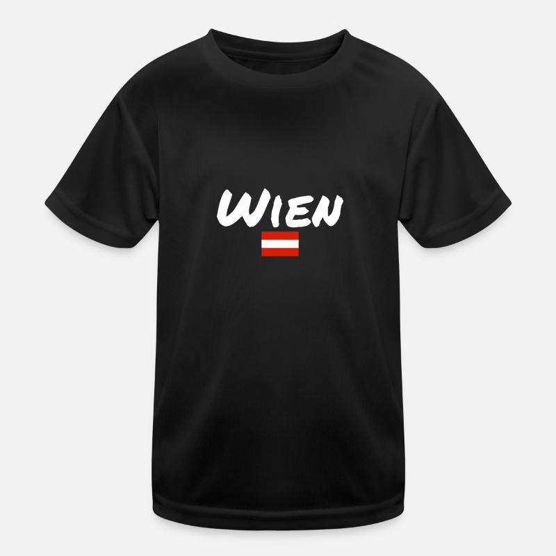 Vienna, Austria, Flag, Austria, Austria Kids Functional T-Shirt