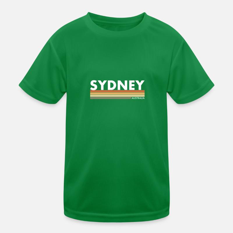 Sydney, Australia, Retro, Australia, Australian Kids Functional T-Shirt