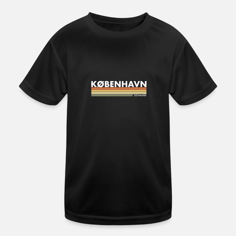 København Danemark Danemark Danois Fier Danois T-shirt sport Enfant