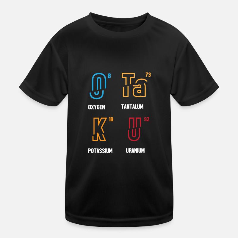 Tableau périodique T-shirt sport Enfant