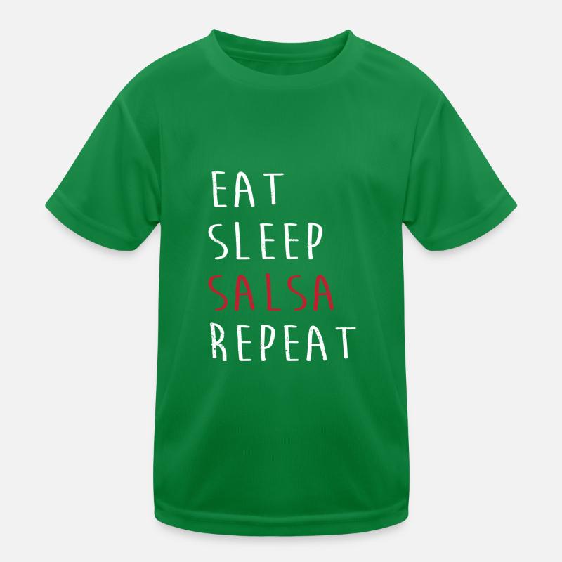 Salsa Tänzer Tänzerin Kinder Funktions-T-Shirt