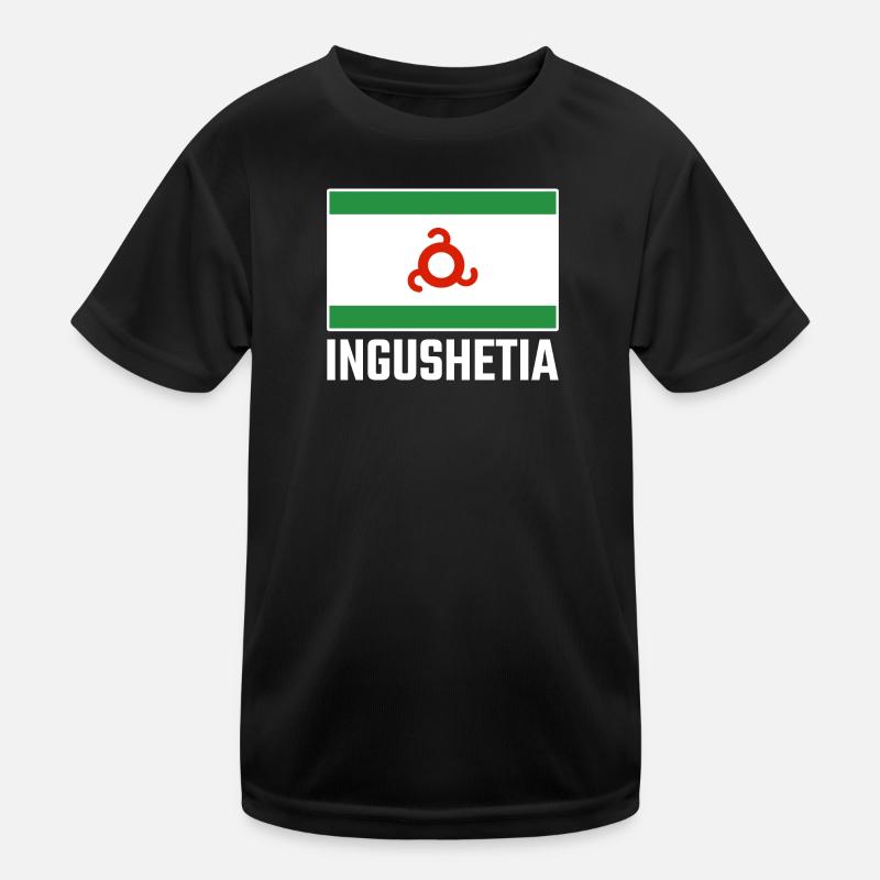 Ingushetia Inguschetia Ingush Flag Ing Kids Functional T-Shirt