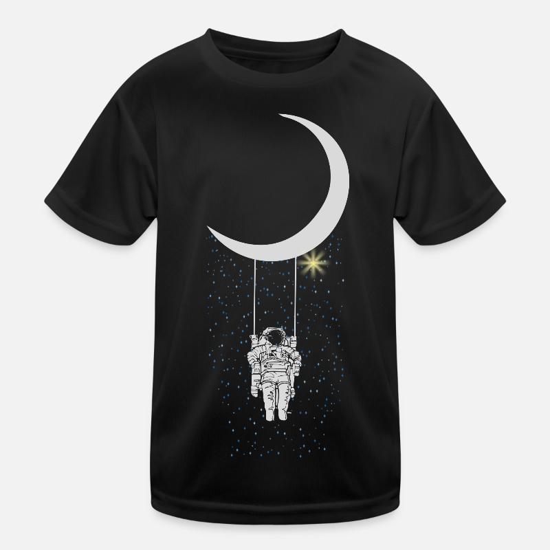 Astronaut Kinder Funktions-T-Shirt