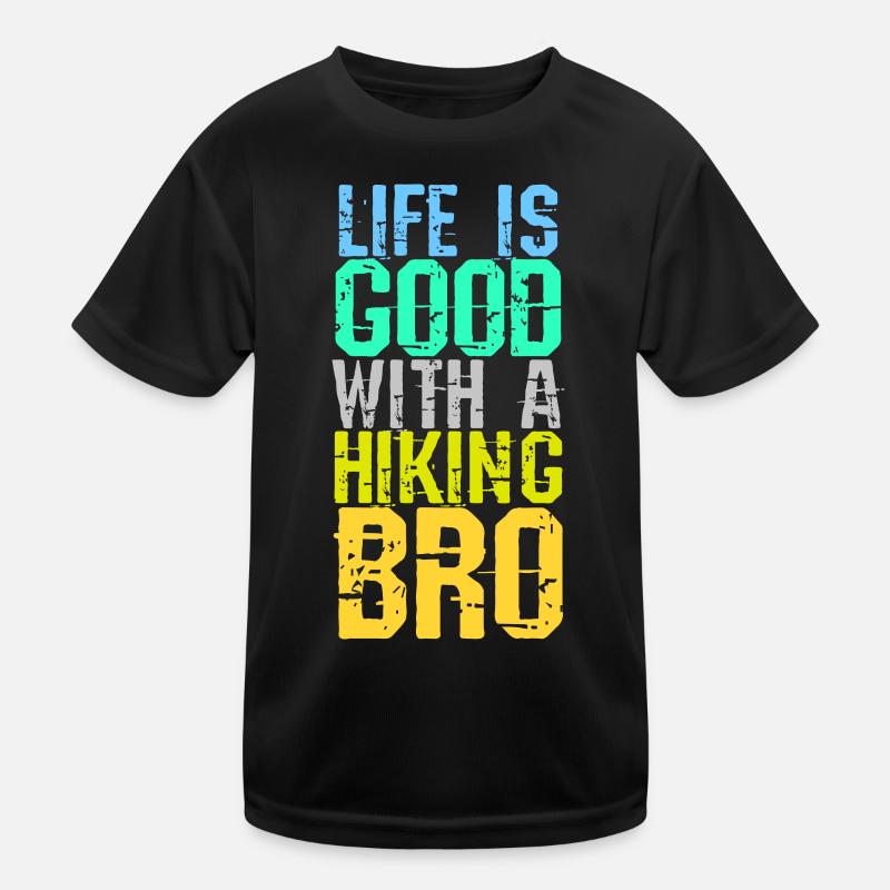 Via Ferrata Statement Hikers Hiking Hike Kids Functional T-Shirt