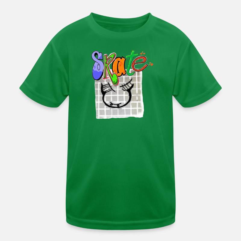 Skate Kinder Funktions-T-Shirt