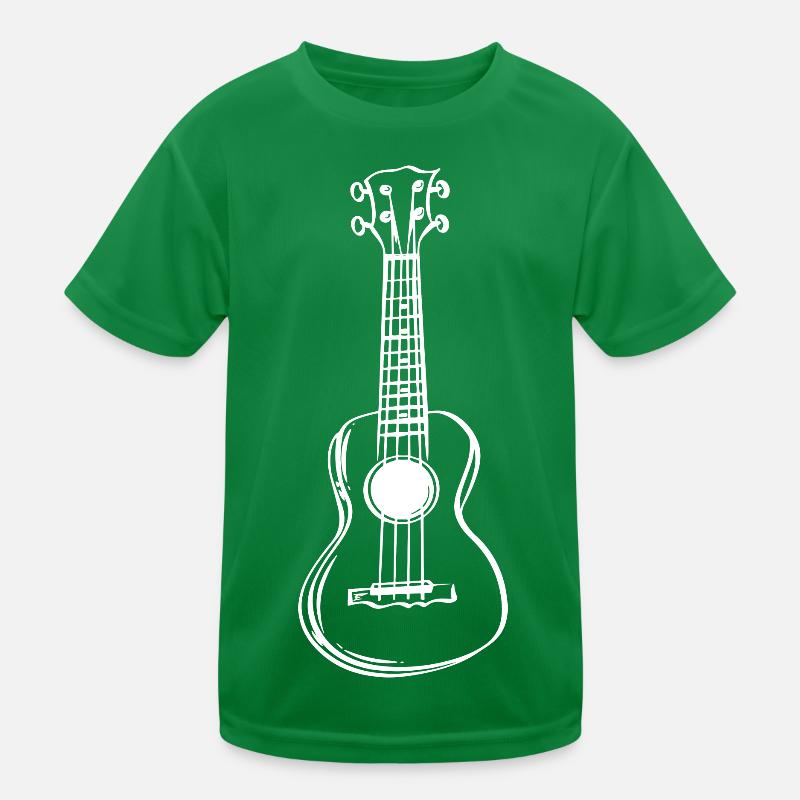 Ukulele Drawing Kids Functional T-Shirt