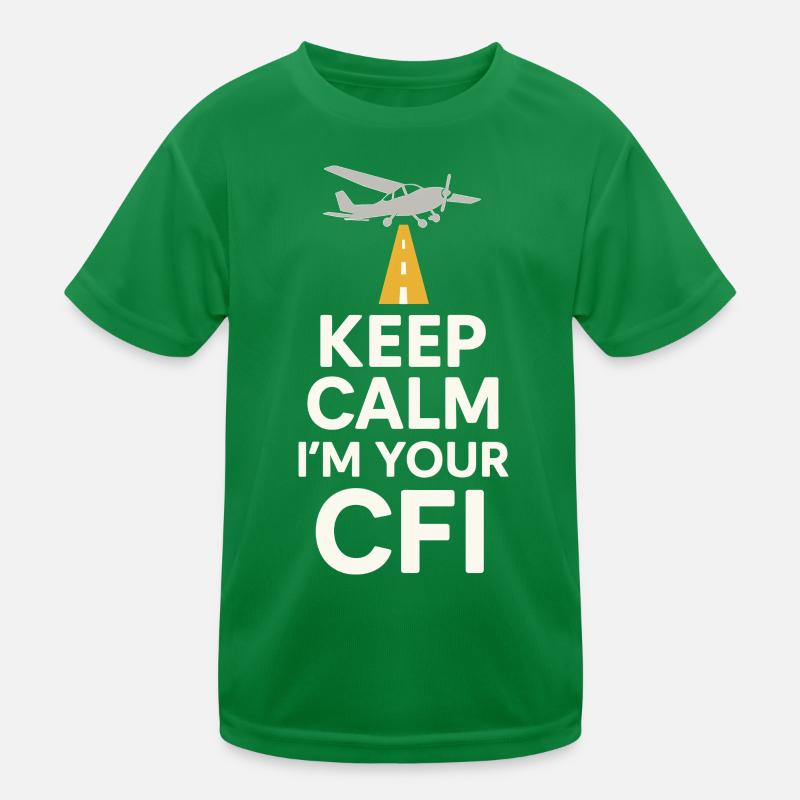Instructeur de vol Cfi Pilote Instructeur d’aviation T-shirt sport Enfant