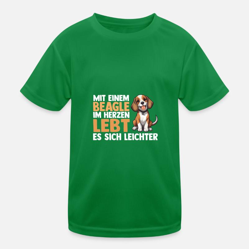Hund Beagle Kinder Funktions-T-Shirt