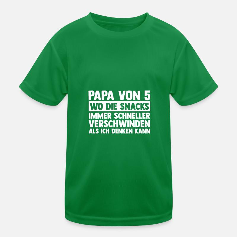 Papa de 5 enfants T-shirt sport Enfant