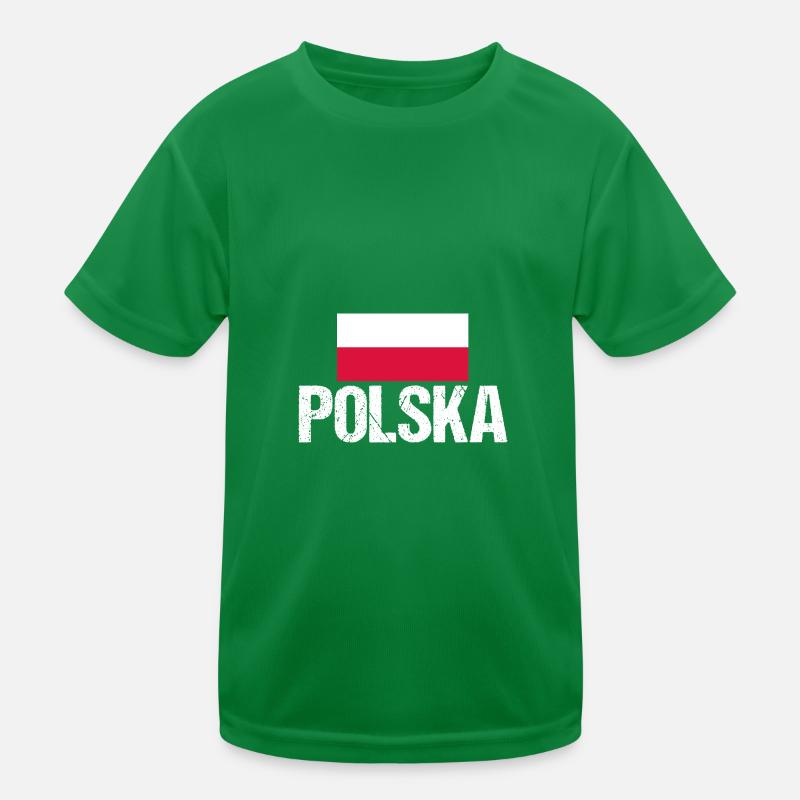 Pole Polen Kinder Funktions-T-Shirt