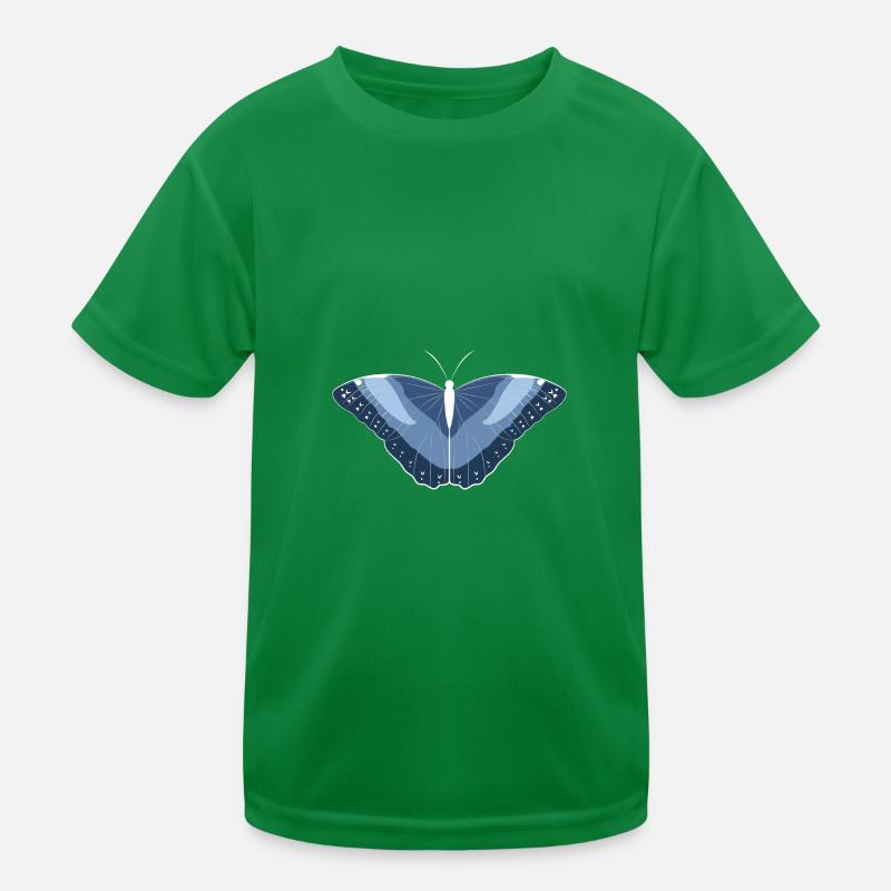 Flying Artwork - Butterfly Kids Functional T-Shirt