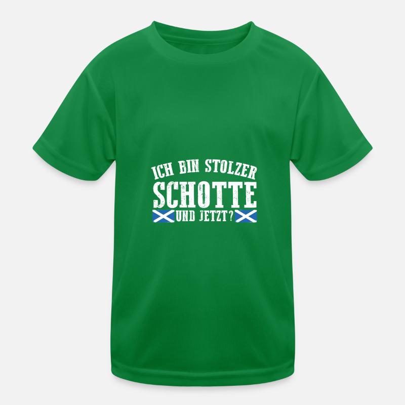 Scots Scottish Scotland Kids Functional T-Shirt