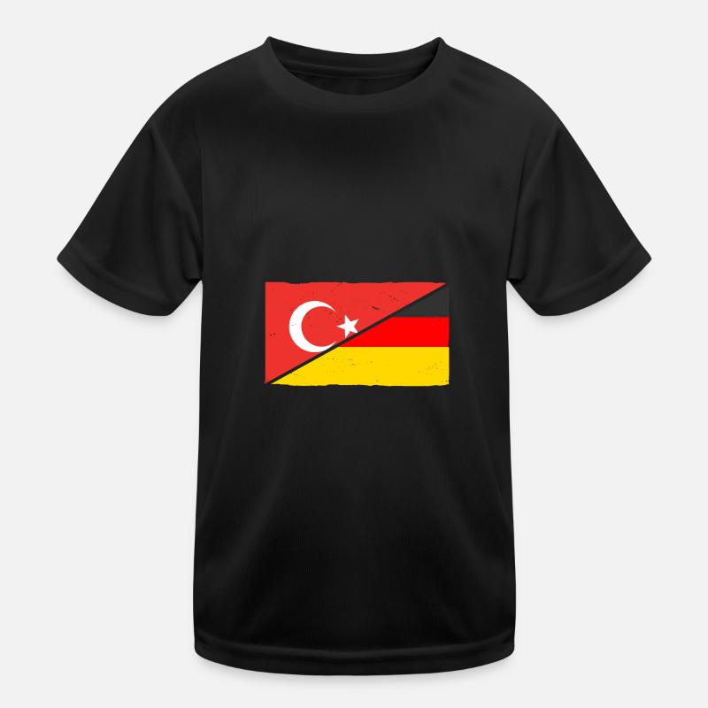 Turks Germany Turkey Kids Functional T-Shirt