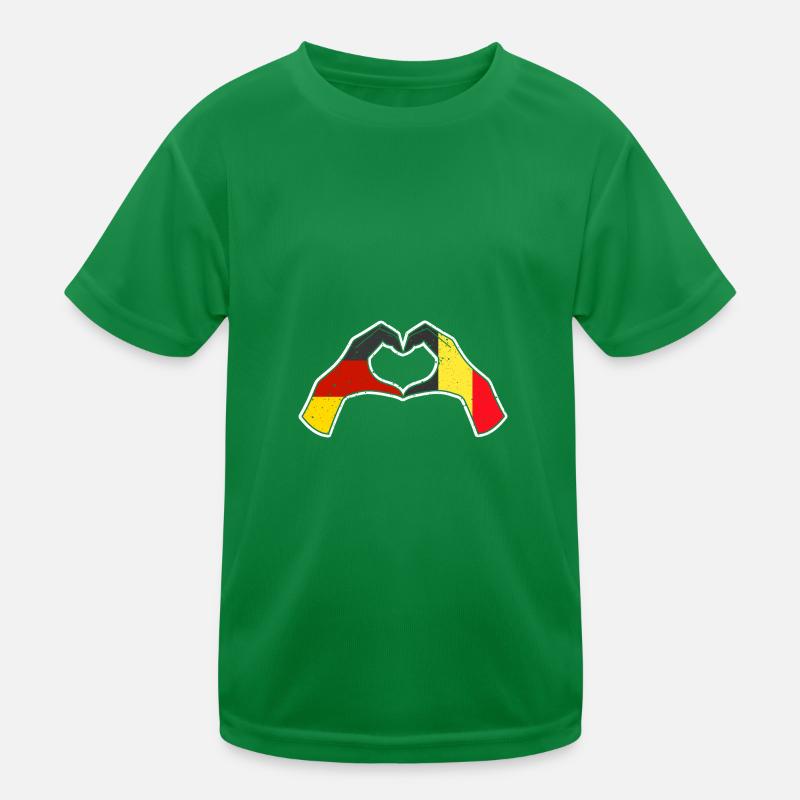 Belgian Germany Belgium Kids Functional T-Shirt