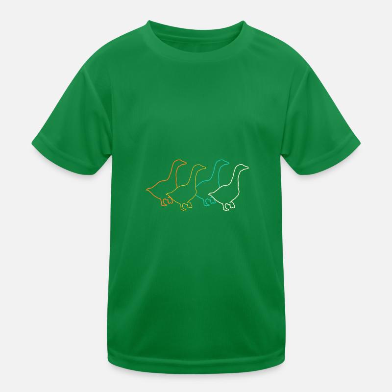 Gans Kinder Funktions-T-Shirt