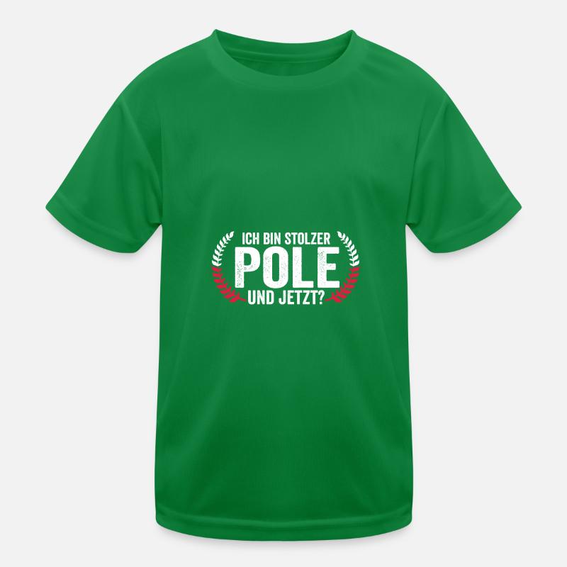 Pole Polnisch Polen Kinder Funktions-T-Shirt
