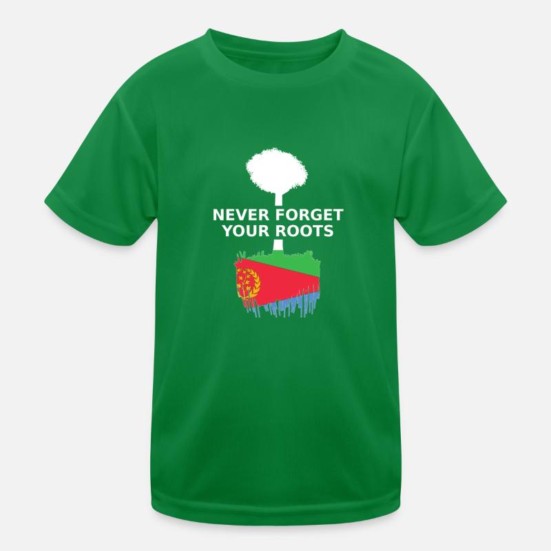 Eritrea Roots Kids Functional T-Shirt