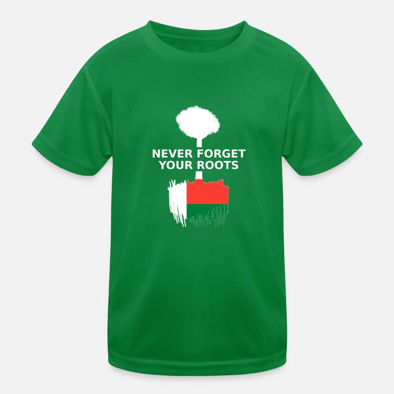 Madagascar Never Forget Your Roots Kids Functional T-Shirt