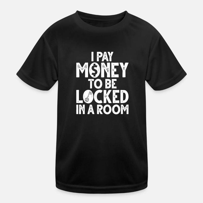 Escape Room Kids Functional T-Shirt