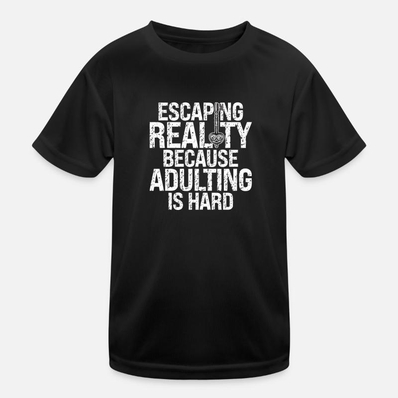 Escape Room Kids Functional T-Shirt