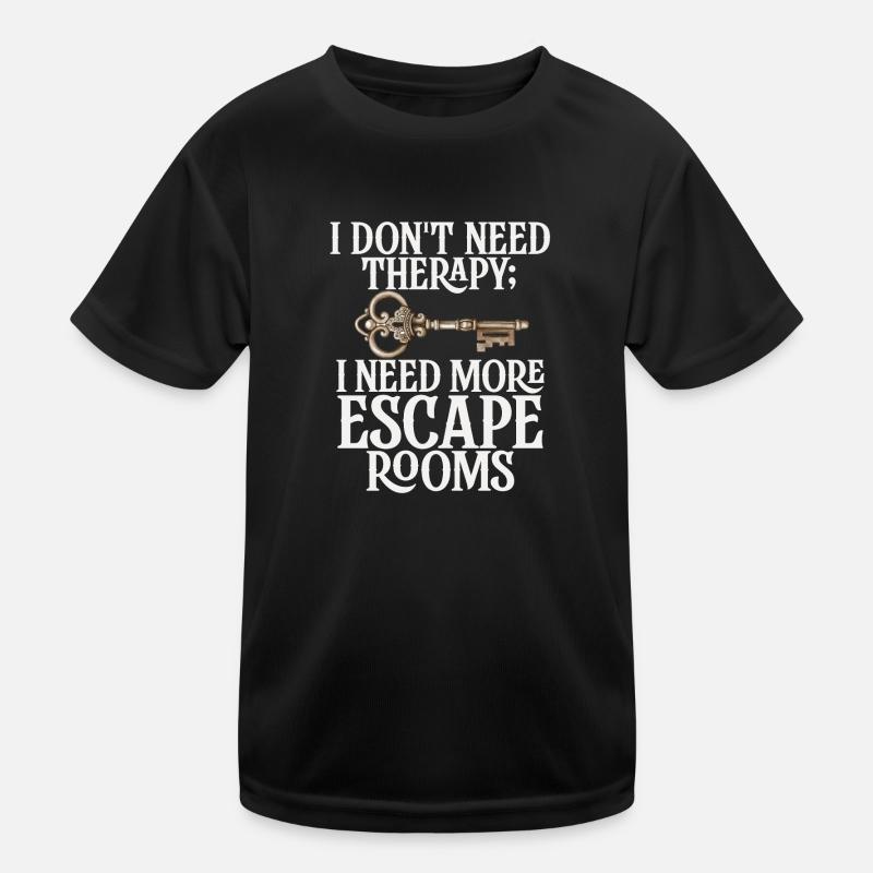 Escape Room Kids Functional T-Shirt