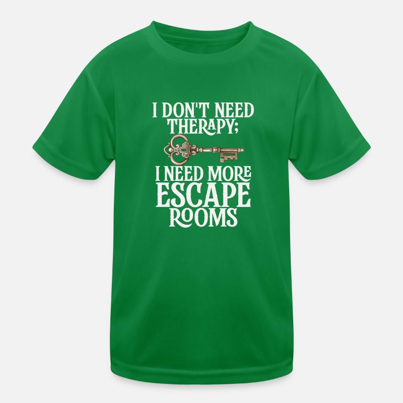 Escape Room Kinder Funktions-T-Shirt