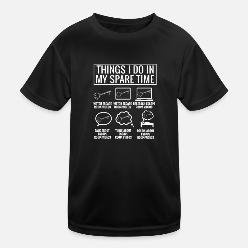 Escape Room Kids Functional T-Shirt