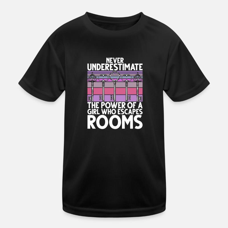 Escape Room Kids Functional T-Shirt