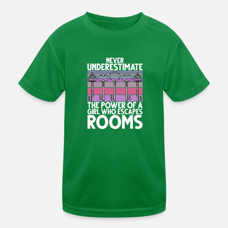 Escape Room Kinder Funktions-T-Shirt