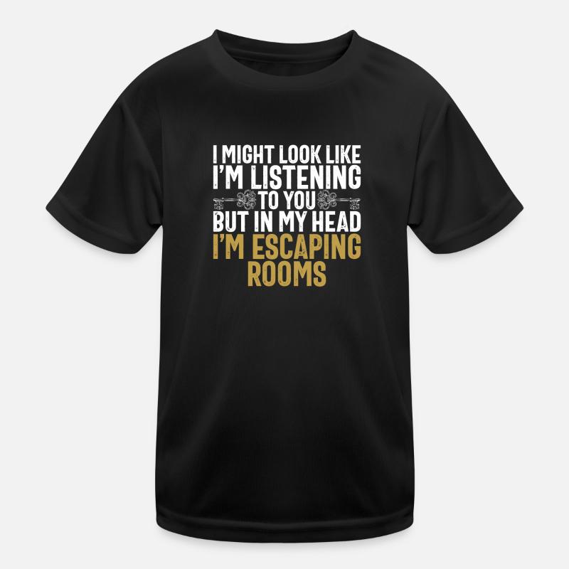 Escape Room Kids Functional T-Shirt