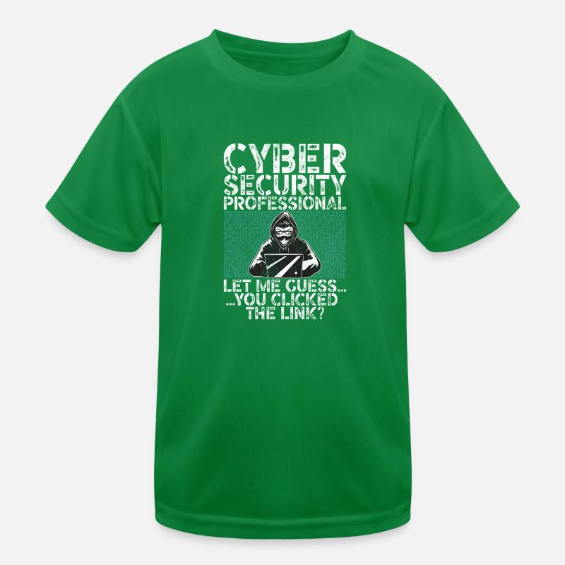 Cyber-sicherheits-hacker-hacking Kinder Funktions-T-Shirt