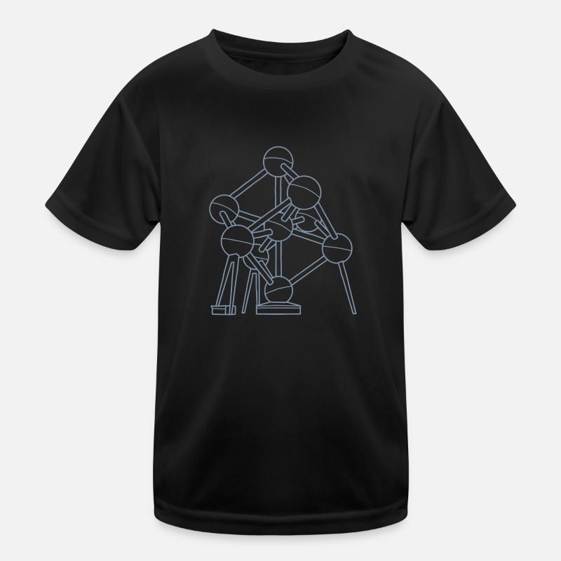Atomium Brüssel Kinder Funktions-T-Shirt