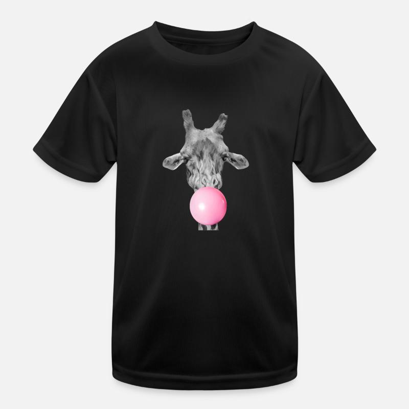 Giraffe bubblegum Kids Functional T-Shirt