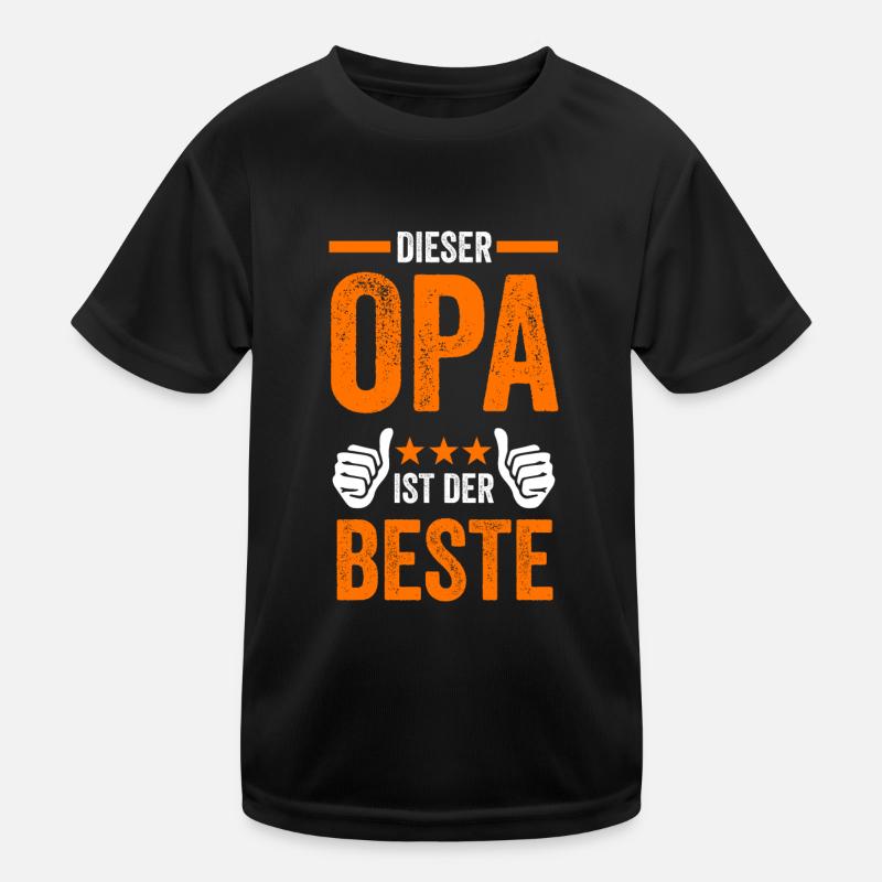 Bester Opa Kinder Funktions-T-Shirt