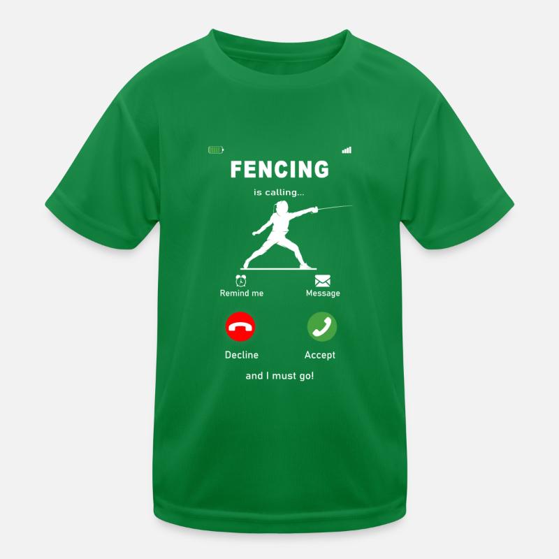 fencing is calling T-shirt sport Enfant