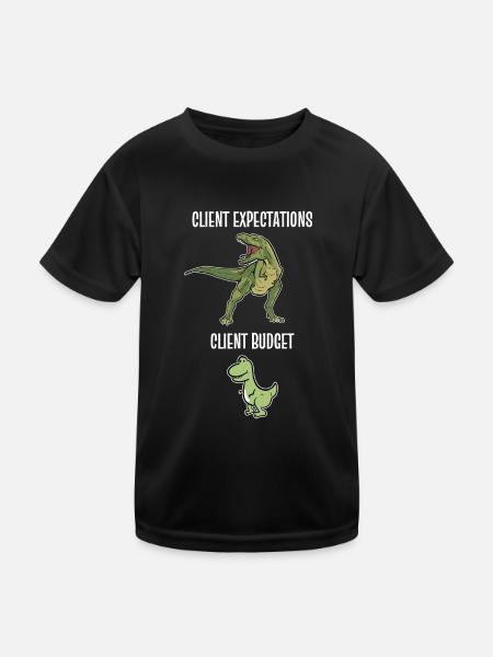 Graphic Designer Graphic Designer Artist - Kids Functional T-Shirt - black - Front
