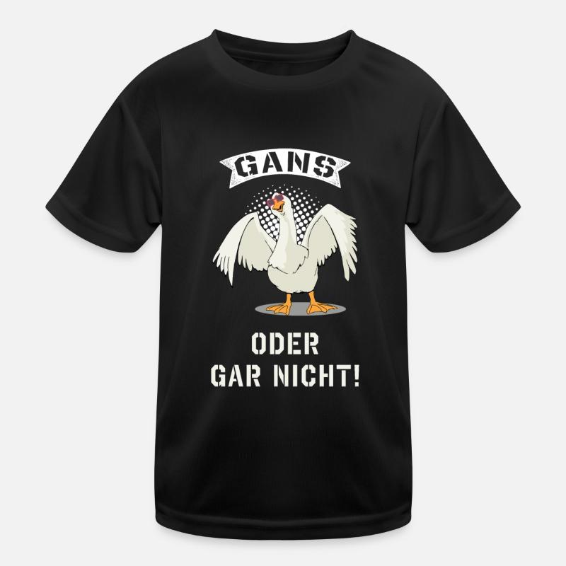 Gans oder gar nicht Kinder Funktions-T-Shirt